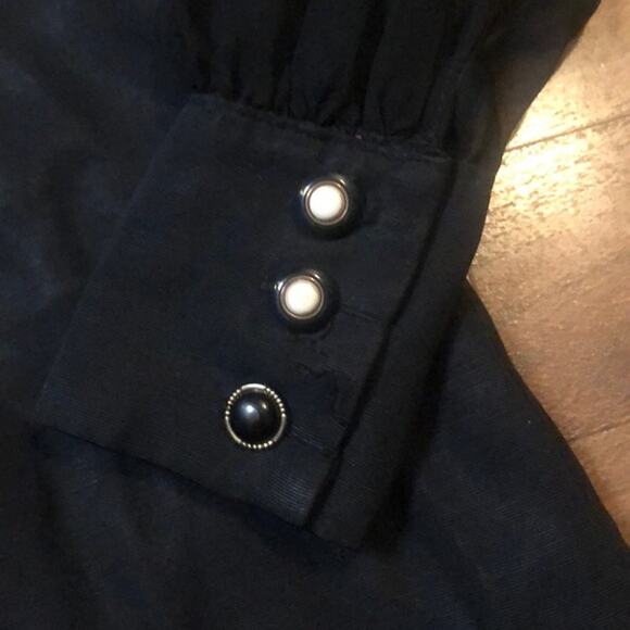 Vintage City Triangles Pearl Blazer Sz 3 - Picture 6 of 10